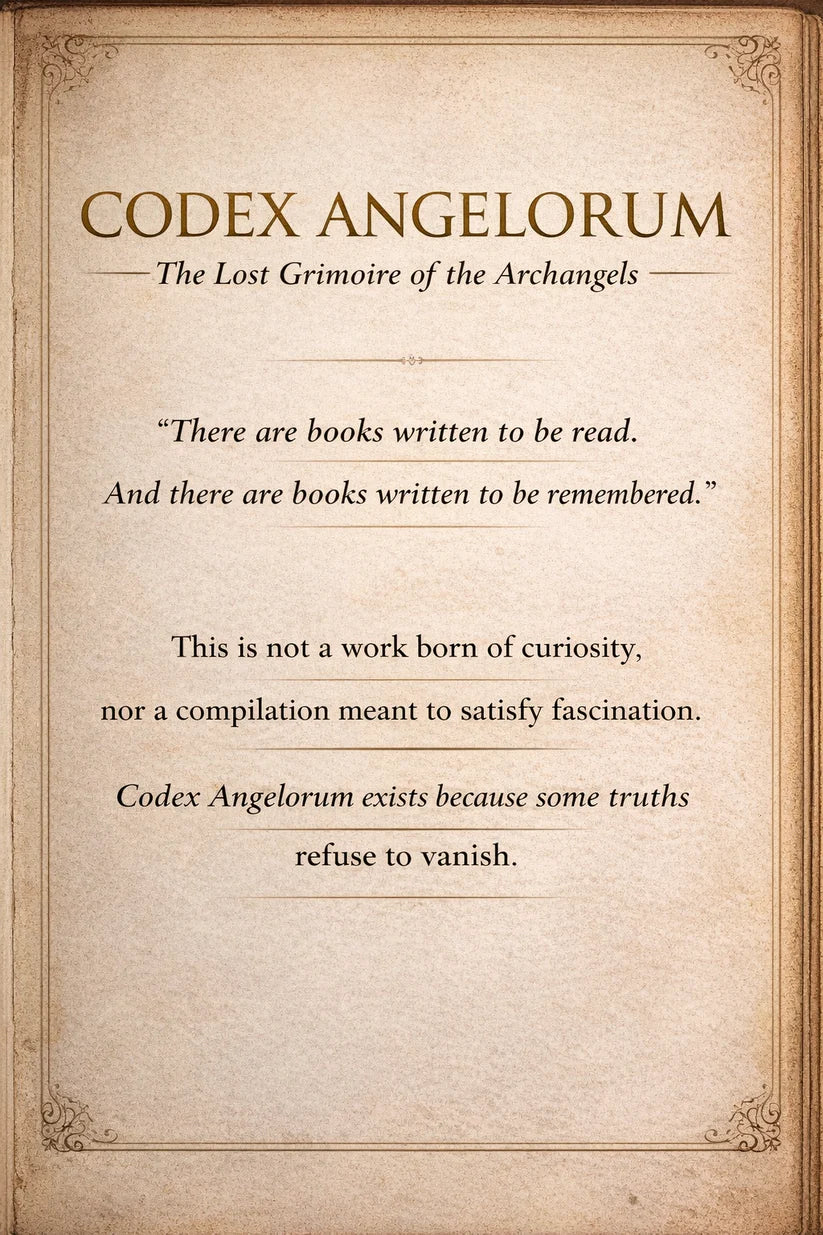 CODEX ANGELORUM- Limited edition